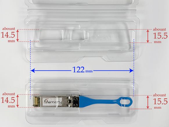 xbr sfp28 plastic box packaging clamshell mpkxbr1